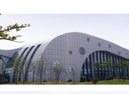 广汉会议中心外景网架工程